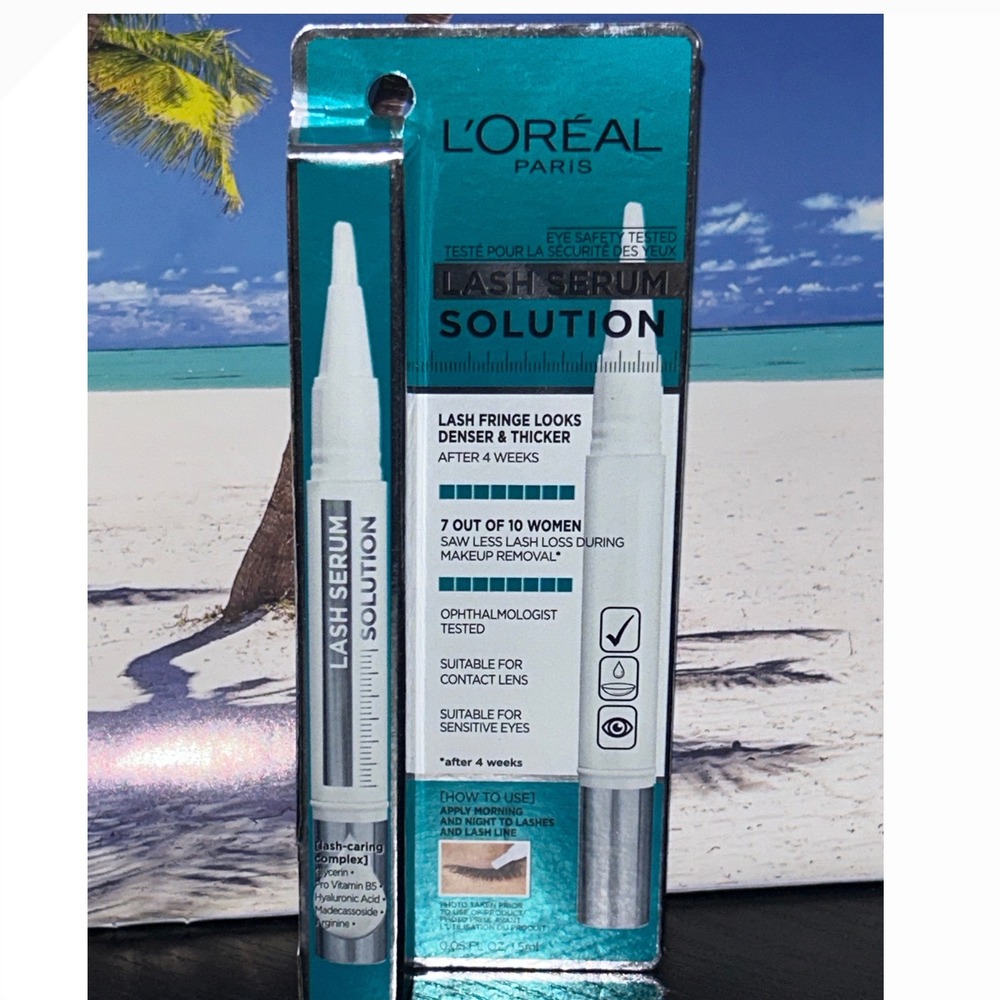 Loreal Paris Lash Serum Solution Dense Thicker Lashes NIB